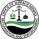 Department of the Interiod United States Office of Surface Mining Reclamation and Enforcement logo